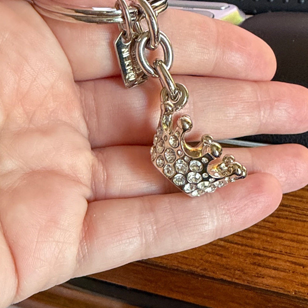 Coach Crystal Crown Keychain